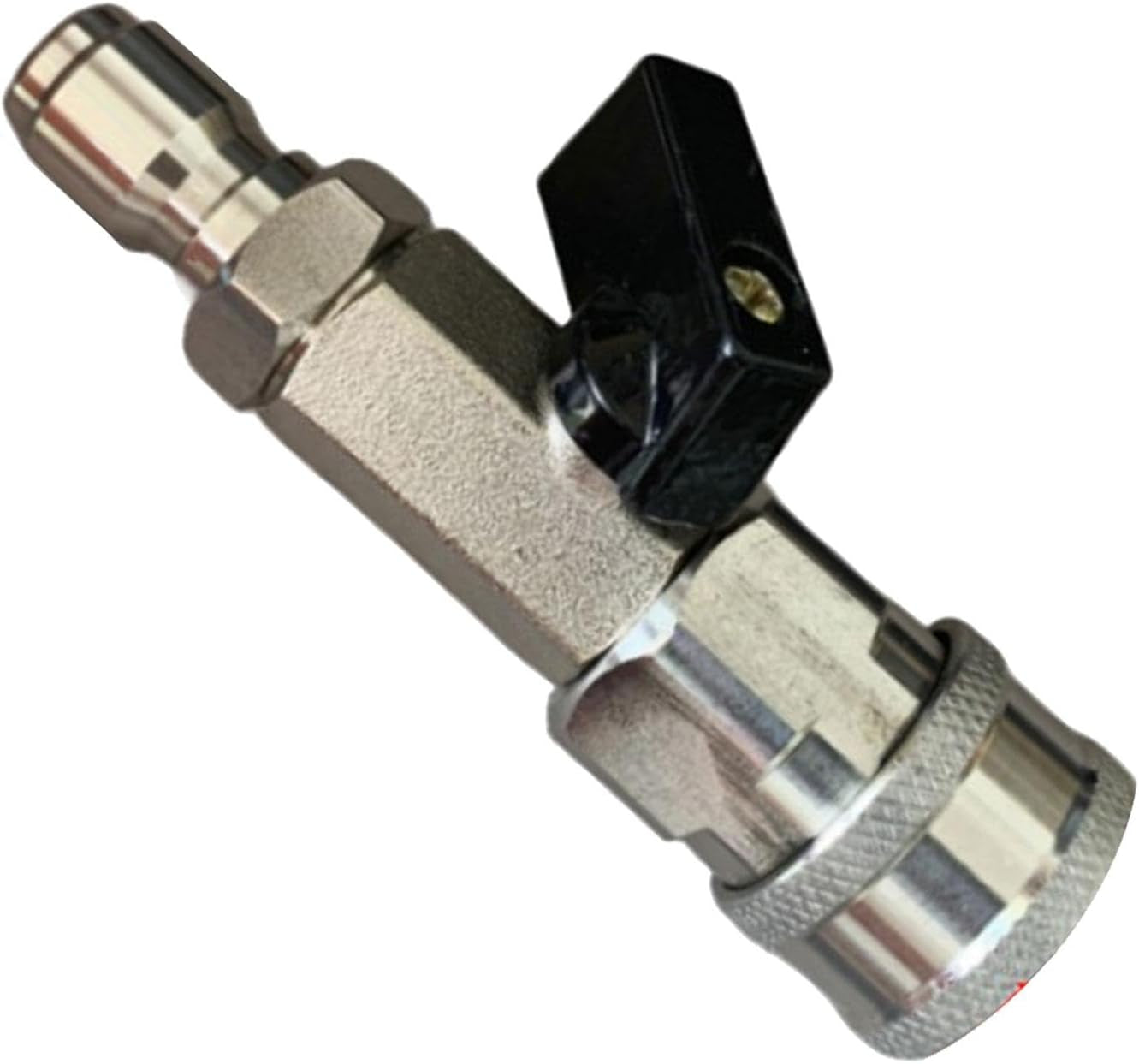High Pressure Washer Ball Valve Kit,Rustproof Practical Simple to Use Multipurpose Quick Connect Plug for Accessory, Style E