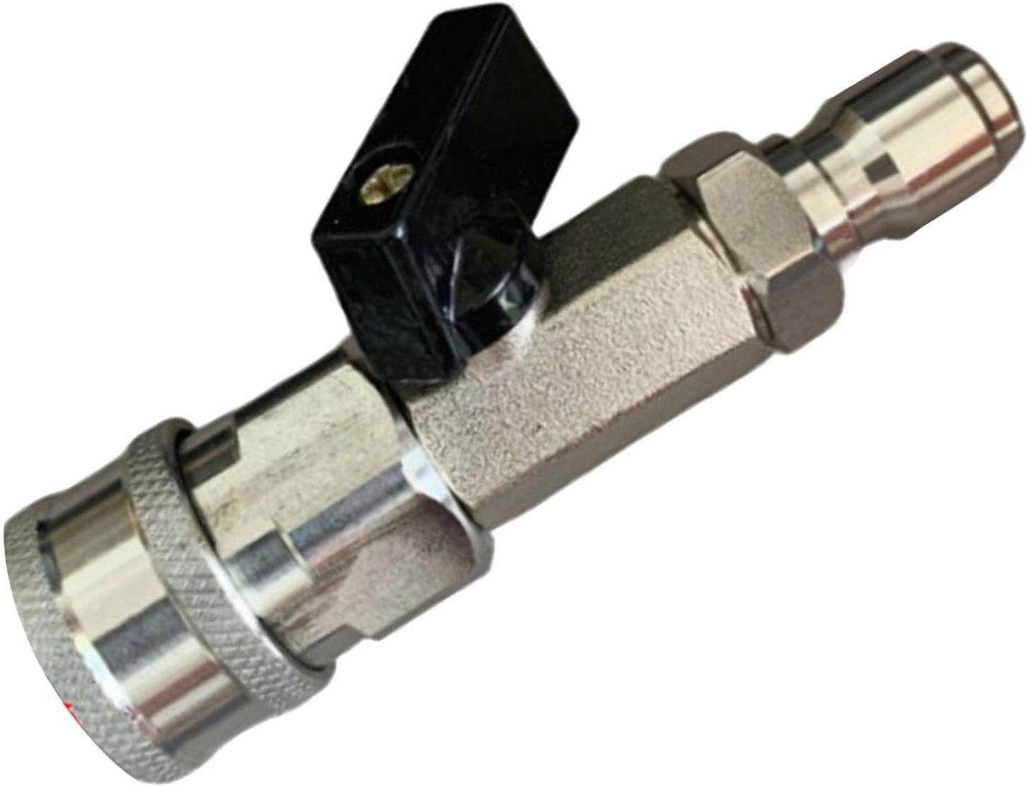 High Pressure Washer Ball Valve Kit,Rustproof Practical Simple to Use Multipurpose Quick Connect Plug for Accessory, Style E