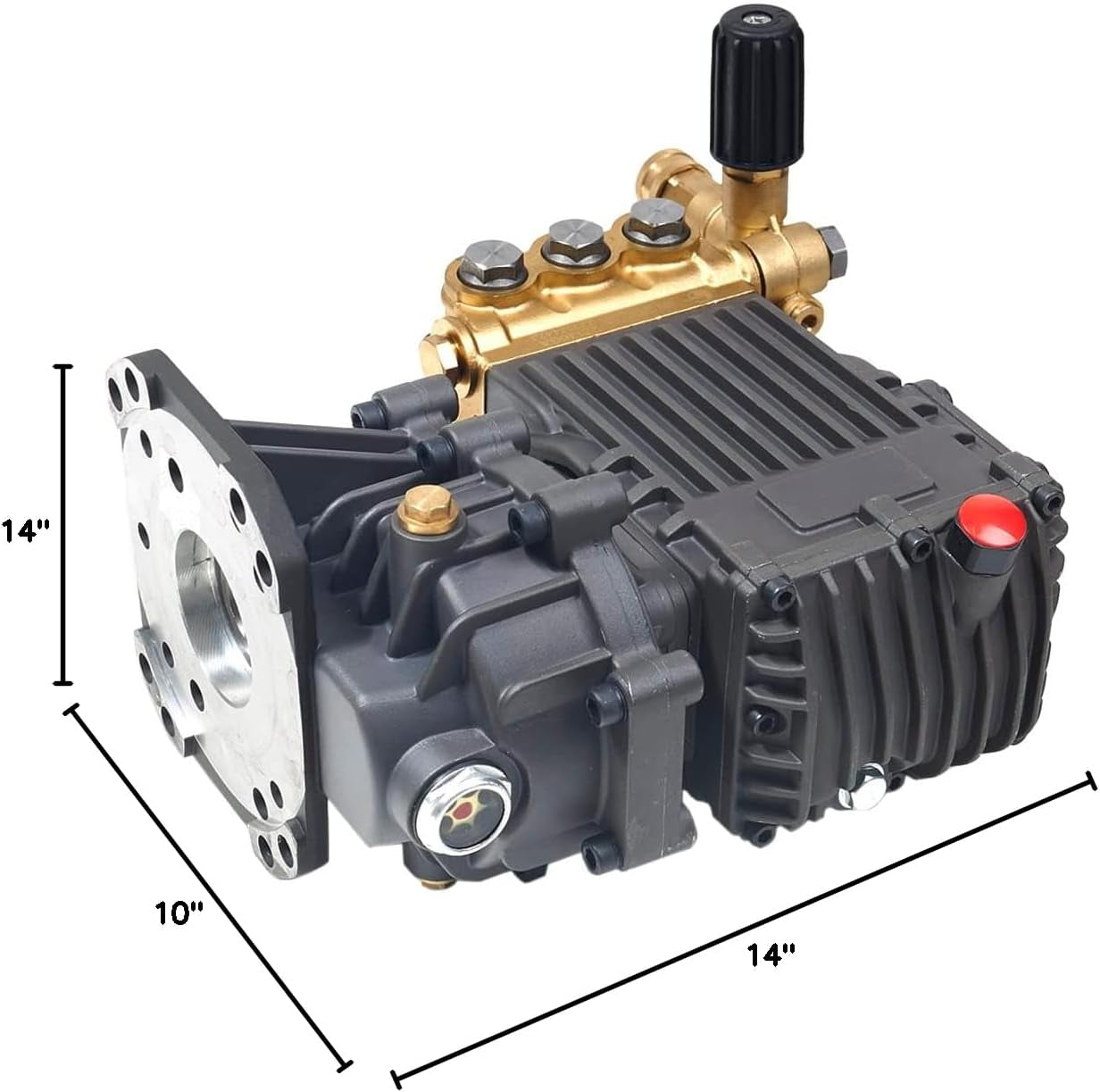 CT 4066 GB: 4000 Psi @ 6.61 US Gpm, 1-In Shaft Pressure Washer Pump