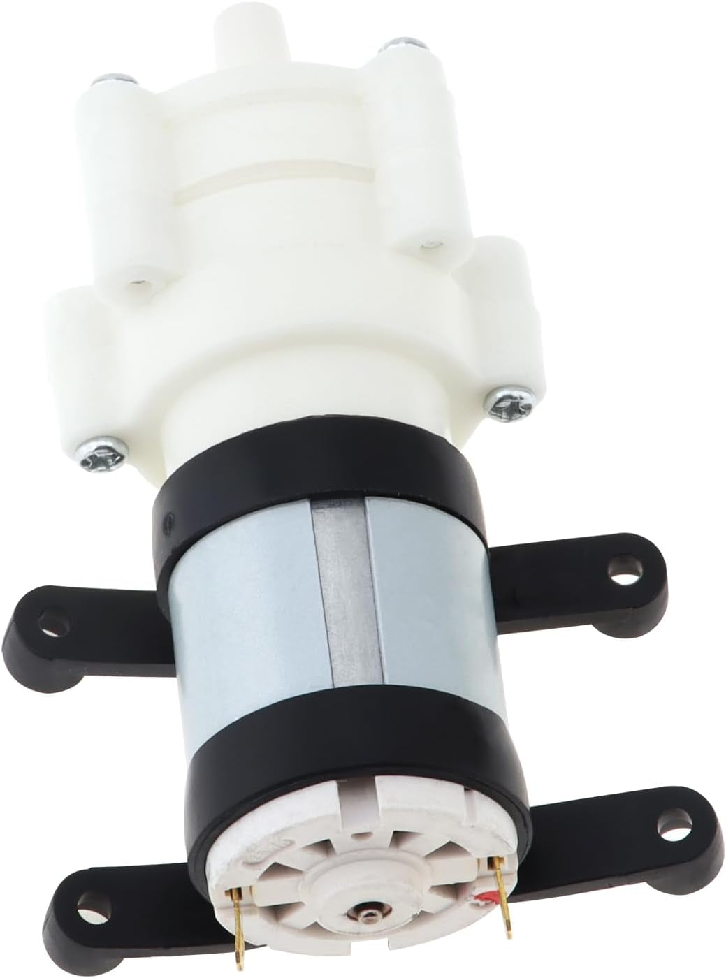 Mini Water Pump DC 24V Diaphragm Self Priming Pump for Aquariums Fish Tank/Tea Machine, R385 Water Pump with PVC Bracket (24V)