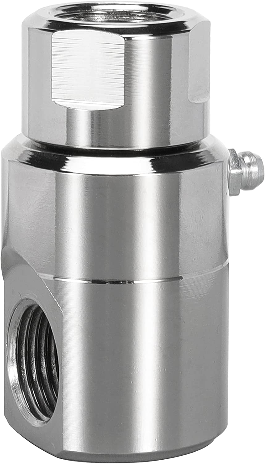 ½ Inch ½’’ for FXF Heavy Duty Hose Reel Swivel with Grease for Zerk Fitting Compatible with Home and Industrial Steel Hose Reel, for Super Swivel