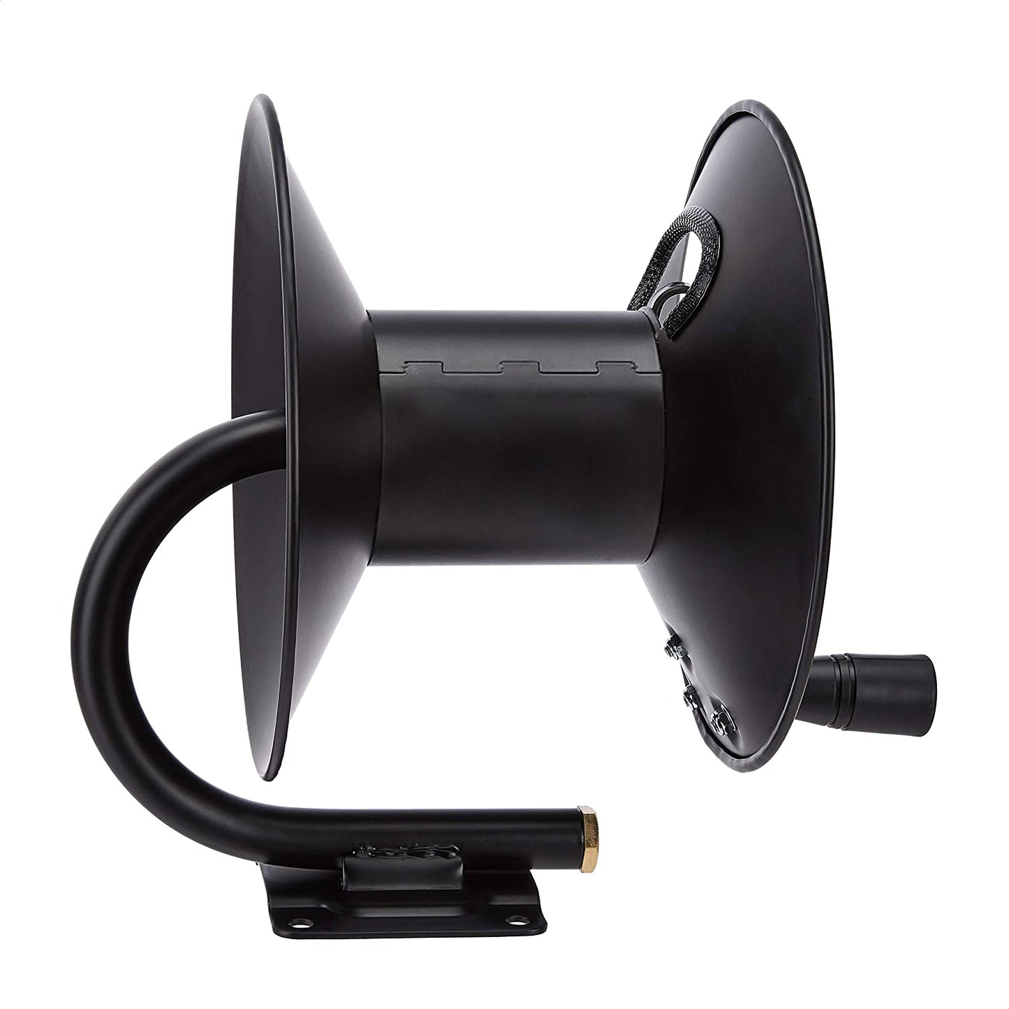 Retractable Air Hose Reel - Fits 3/8-Inch × 50-Feet Air Compressor Hoses, Hoses Excluded, Not for Water/Pressure Washers, 300PSI, Black