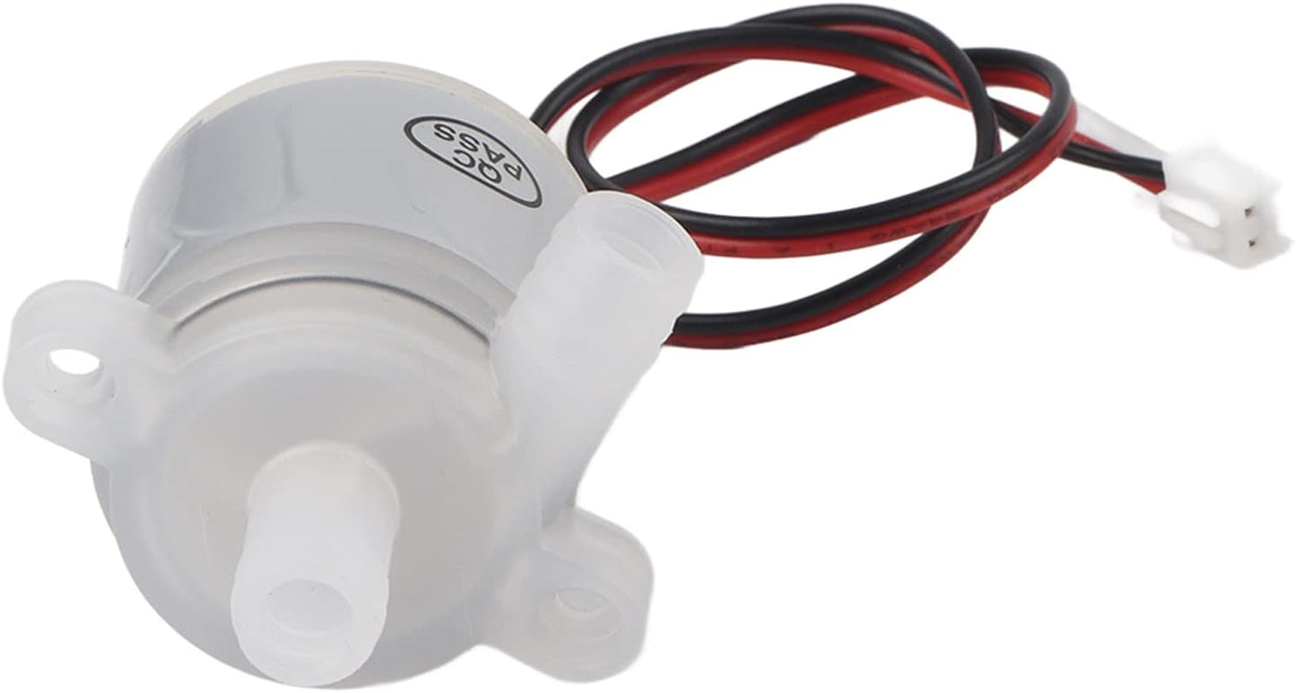 DC 12V 6W Mini Submersible Water Pump, Mini Food Grade Brushless Water Pump for Medicals Instruments (White)