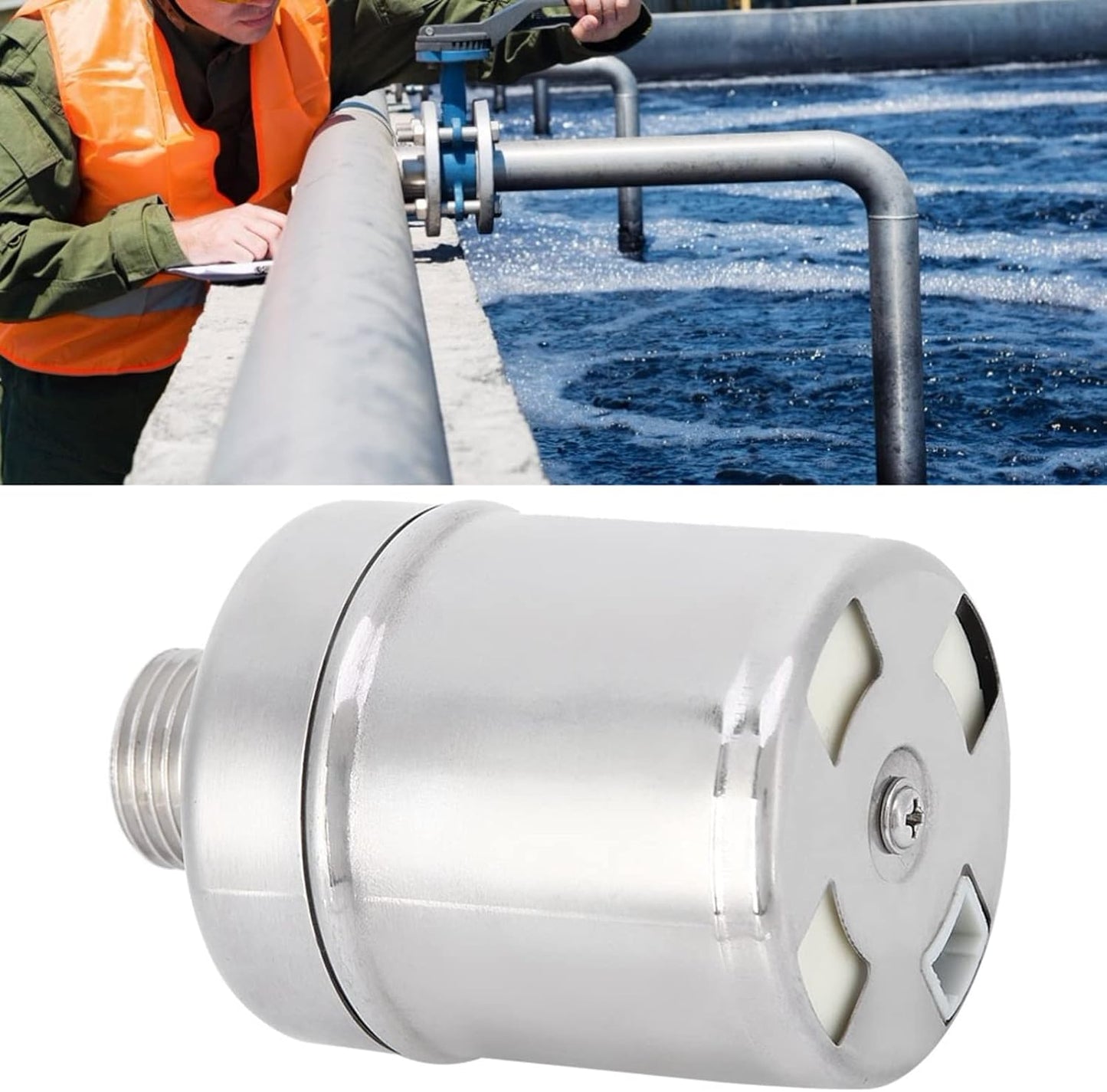 Pressure Pond Float Valve, 1/2In Floating Ball Valve Automatic Water Control Valve Stainless Steel Float Valve