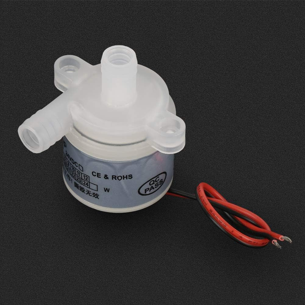 Mini Brushless Water Pump, 12V DC 6W Compact Low Noise, Ideal for Aquariums, Solar Systems and More