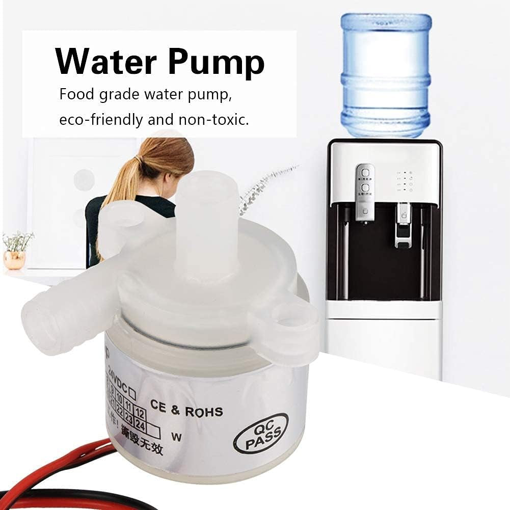 Mini Brushless Water Pump, 12V DC 6W Compact Low Noise, Ideal for Aquariums, Solar Systems and More