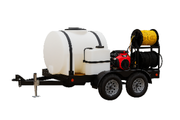 High-Flow Pressure Washer Trailer Rental