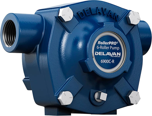 6900C 6 Roller Pump - 150 PSI, 19.6 GPM, Cast Iron, CCW