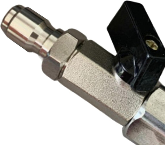 High Pressure Washer Ball Valve Kit,Rustproof Practical Simple to Use Multipurpose Quick Connect Plug for Accessory, Style E