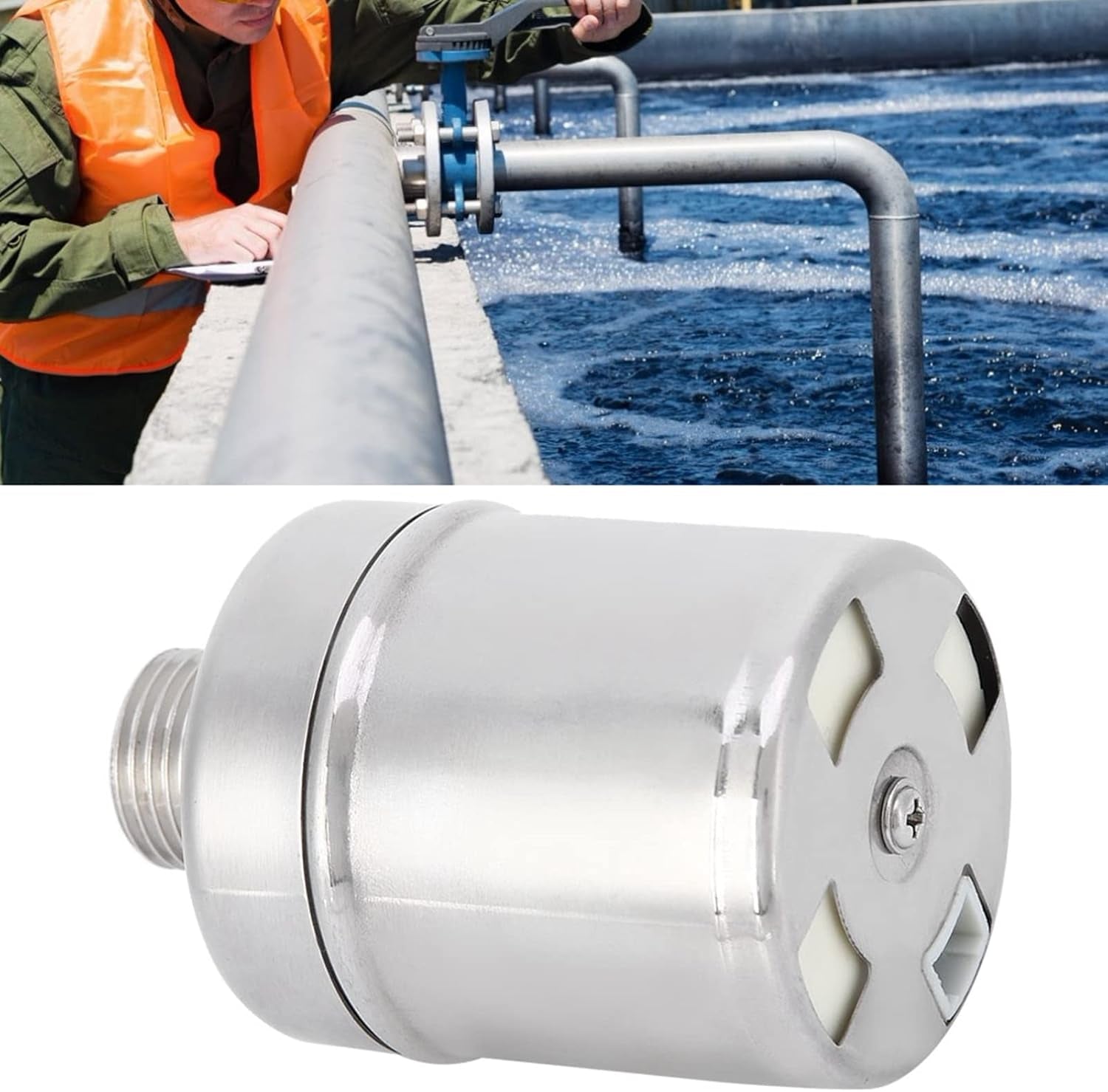 Pressure Pond Float Valve, 1/2In Floating Ball Valve Automatic Water Control Valve Stainless Steel Float Valve