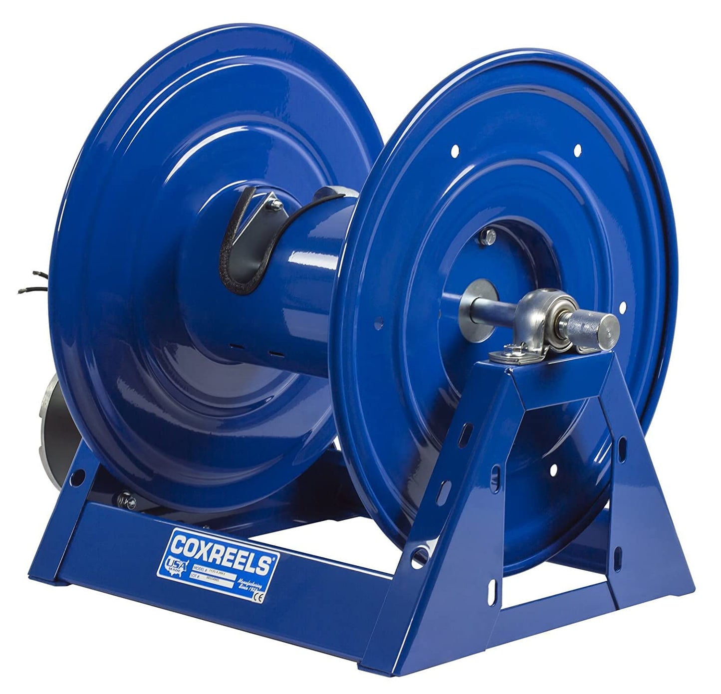 1125-4-200-E Competitor Series Motorized Reel - 1/2" Hose ID - 200' Length - for Air Compressor, Garden and Pressure Washer Hoses Professional Grade (Hose Not Included) Made in USA