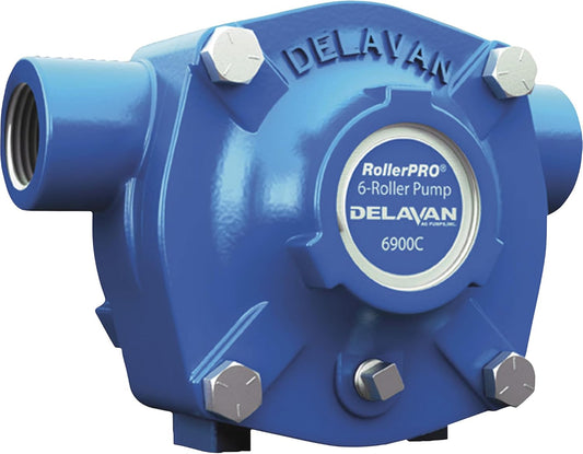 6900C 6 Roller Pump - 150 PSI, 19.6 GPM, Cast Iron, CCW