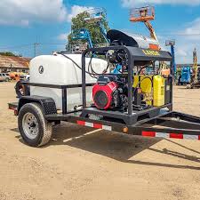 High-Flow Pressure Washer Trailer Rental