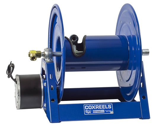 1125-4-200-E Competitor Series Motorized Reel - 1/2" Hose ID - 200' Length - for Air Compressor, Garden and Pressure Washer Hoses Professional Grade (Hose Not Included) Made in USA