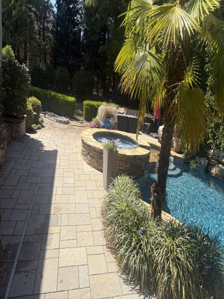 Premium paver sealing service in Denver NC restoring color and protecting driveway