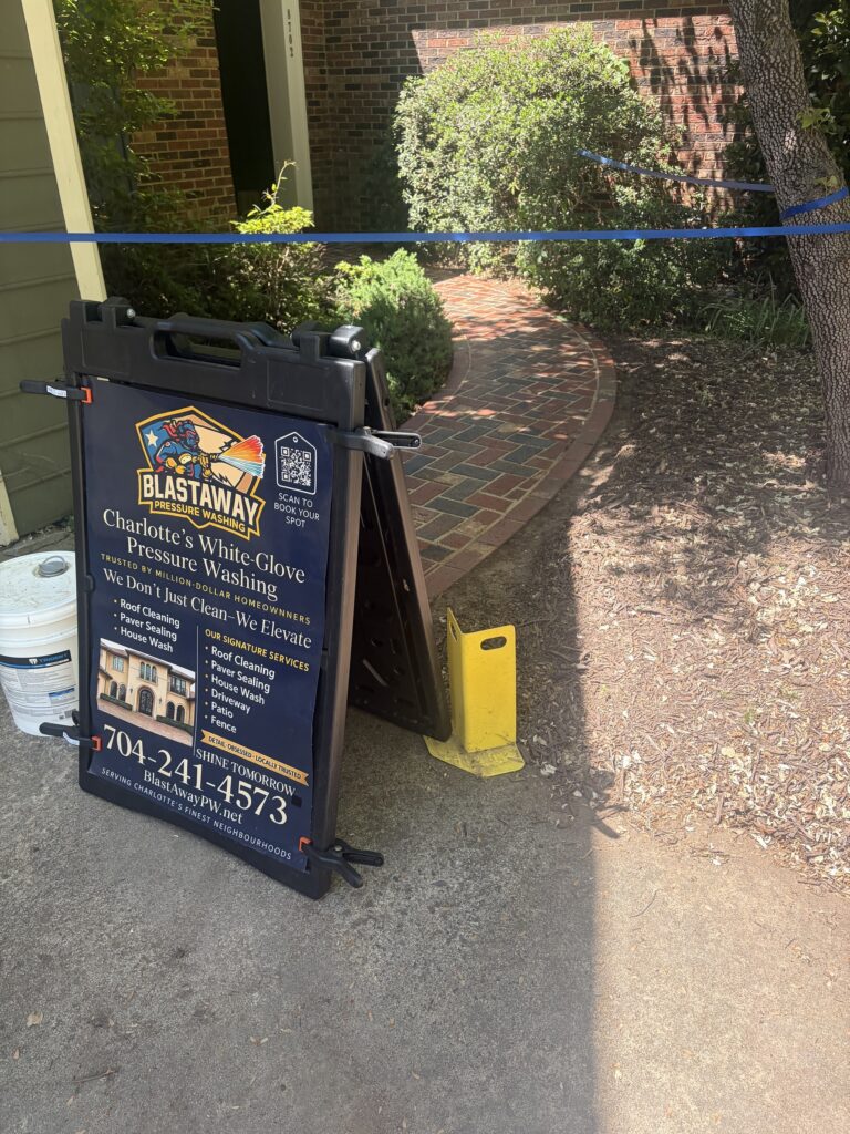 Premium paver sealing service in Denver NC restoring color and protecting driveway